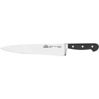 Nůž kuchyňský černý čepel 23 cm široký kovaný Stubai