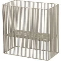 Košík SERAX Metal Sculptures 15x30 cm, šedá
