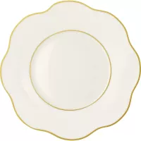 LE COQ Anemone Talíř mělký, ø: 265 mm, bílý, zlatý okraj