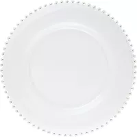 LE COQ Helios Talíř mělký, ø: 155 mm, bílý, perlový okraj