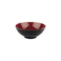 APS ASIA Plus miska, černá/červená, objem: 2,20 litru, výška: 95 mm, průměr: 240 mm