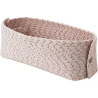 Knit-It Košík na pečivo, výška: 100 mm, délka: 300 mm, šířka: 150 mm, růžový